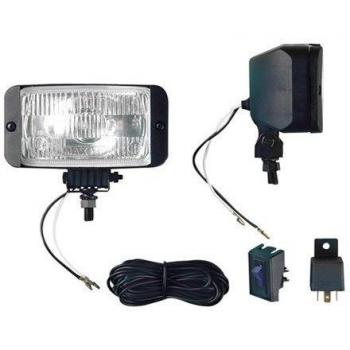 Pareja de faros auxiliarprofondeta' H3 blanca 147mm