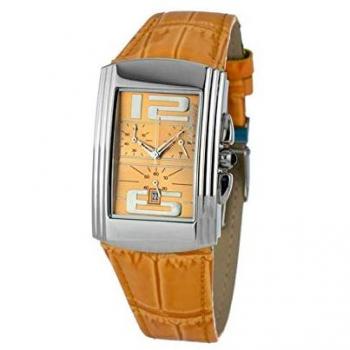 Reloj Análogo-Digital Hombre Chronotech CT7018M-07 (32 mm) con Correa de Tela Naranja