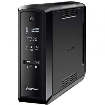 CyberPower CP1500EPFCLCD UPS Interactivo de Línea, 1500VA/900W, 6 Salidas Schuko, PFC Sinewave Series, GreenPower UPS Technology, Formato Torre,