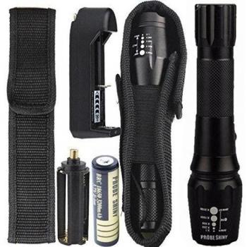 Amlaiworld G700 LED linterna zoom X800 Militar Lumitact antorcha 18650 cargador de batería