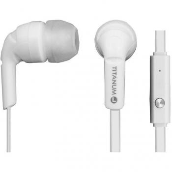 Auriculares In-Ear con Micrófono Titanium TH109W Blancos