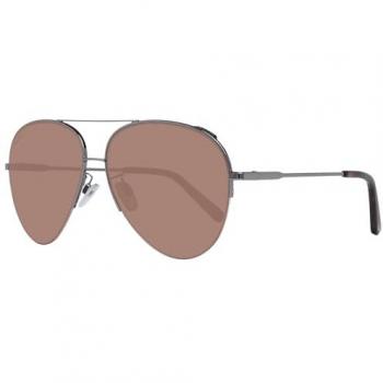 Bally Unisex Silver Aviator Sunglasses BY0062-H 08E 62MM