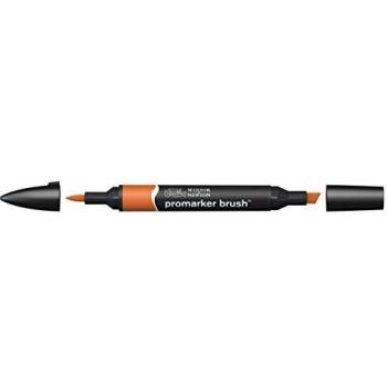 Rotulador Brushmarker Doble Punta Winsor & Newton Color Marrón Fauve (O345)
