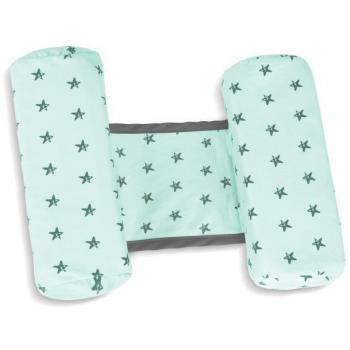Cojín Antivuelco Desenfundable Estampado Star de Algodón 100% Interbaby
