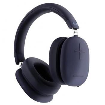 Auriculares Bluetooth T'nB Bounce ANC Azul Medianoche, Cancelación de Ruido Activa, Autonomía de 50 Horas, Sonido Inmersivo, Micrófono Integrado, Bluetooth 5.3, Jack de