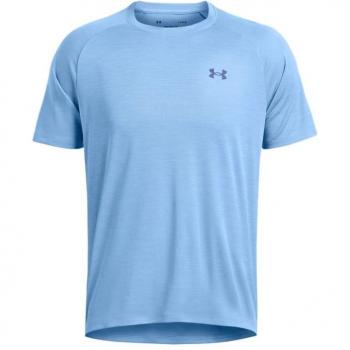 Camiseta de fitness Under Armour Tech Textured SS hombre azul celeste (M)