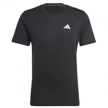 Camiseta de fitness Adidas Essentials Train Feelready de manga corta para hombres, color negro, talla XXL