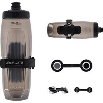 XLC MR-S12 BIDON Sistema FIDLOCK, Sport, Transparente (Transparente), 700ml