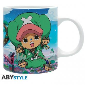 Taza Cerámica Wano Chopper One Piece 320 ml - Merchandising Oficial Multicolor