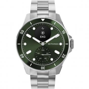 Withings ScanWatch Nova Green 42mm Hybrid Smartwatch with EKG and SPO2 Monitoring