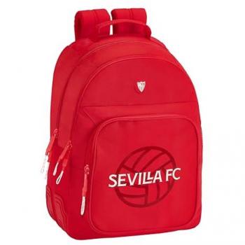 Mochila escolar Sevilla FC roja adaptable carro temporada 24-25 612465773 SAFTA, Safta Mochila Sevilla Fc Double, Safta SEVILLA FC - Mochila Escolar Infantil, Ideal para Niños de Diferentes Edades