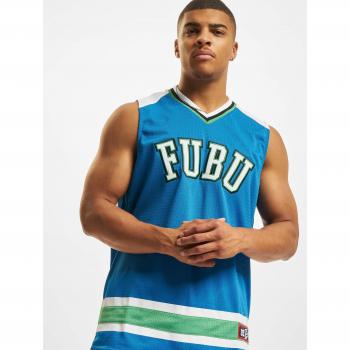 FUBU College Mesh Tank Jersey - Men's Blue