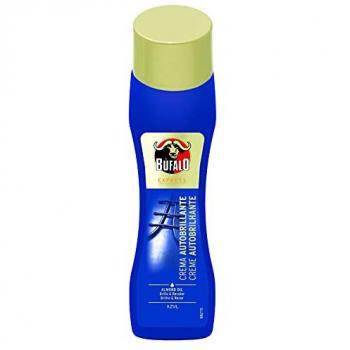Crema Autobrillante Búfalo Azul 50ml - Cuidado del Calzado con Aceite Natural de Almendras, Brillo Intenso Inmediato