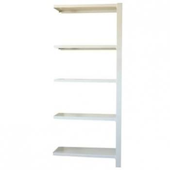 Estantería Oficina Auxiliar Simon Rack Officlick 5 Alturas Madera Blanco Industrial 2100x900x400 mm