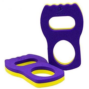 Halteras de Aqua Boxing Leisis Azul y Amarillo para Entrenamiento en Aquagym