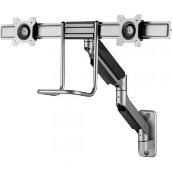 Soporte de pared para monitor My Wall HL 53 L, giratorio y rotativo, compatible con pantallas de 17 a 32, color plata