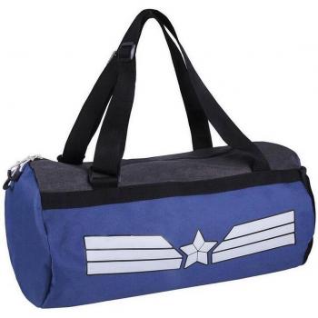 Bolsa Deporte Marvel Capitán América - Dimensiones: 48x25x25 cm - Material: 100% Poliéster
