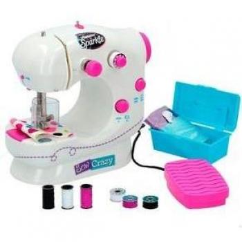 Máquina de Coser Shimmer 'n Sparkle Electrica con Luz, Sonido y Accesorios para Niños +8 Años