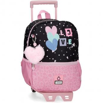 Mochila de paseo para niña Enso Love Vibes con carro