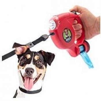 Correa para Perros con LED y Bolsas 5 m