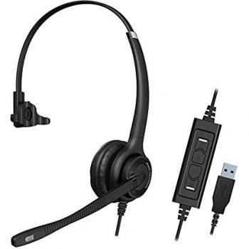 Auriculares Unificados Axtel Axh Ehdmsm Elite Mono Nc Usb Comp Tel Sof Canc Rui