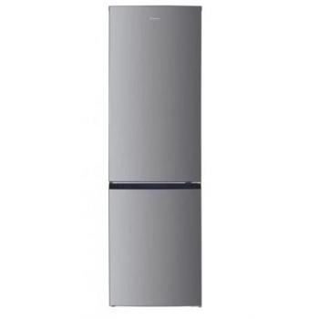 Candy CCH1T518FX Combi Refrigerator, No Frost, Free-Standing, 253 L Capacity, Energy Class F, Stainless Steel Finish
