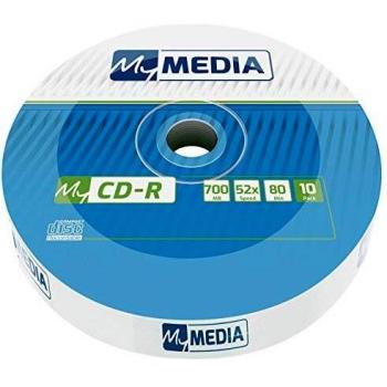 CD-R MyMedia 700MB 52x Velocidad - Paquete de 10 Discos