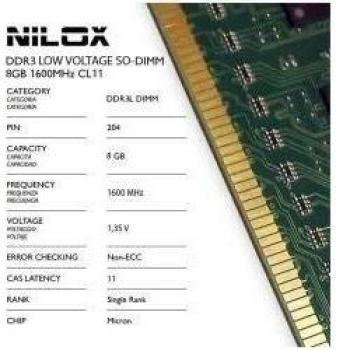 Nilox NXS8L1600M1C11 módulo de - Memoria