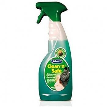 Desinfectante limpia y segura de Johnson para los pequeños animales Pet Spray 500ml