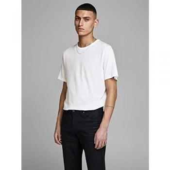 Jack & Jones Basic Crew Neck Comfort Fit T-Shirt 2-Pack White