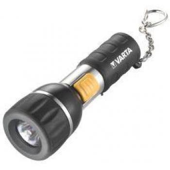 Linterna llavero Varta Mini Day Light LED 1AAA, compacta y ligera, funciona con una batería AAA, emite luz LED brillante, diseño portátil ideal para llaves o mochilas