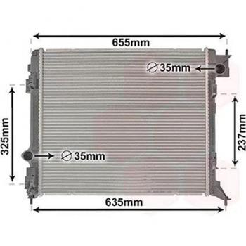 Van Wezel 33002444 - Enfriador del motor