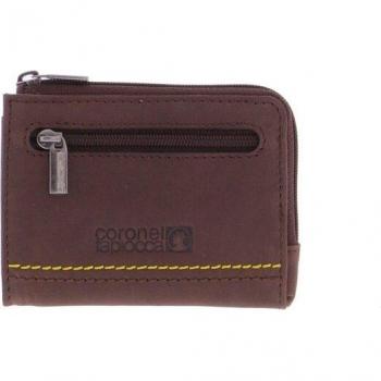 Monedero de piel color marrón para hombre CORONEL TAPIOCA Adriel