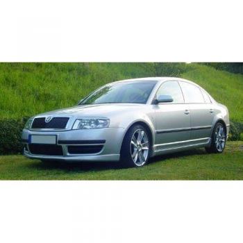 Skoda Superb frontal Alerón Labio Frontal Enfoque Spoiler Tuning RS