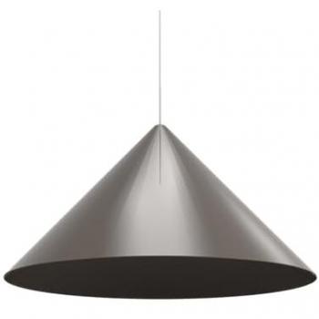 Lámpara de Techo Monocolor Brillo Lumicom Pinocchio, Metal Gris Tórtola, Diámetro 70 cm, E27 Máx 42W