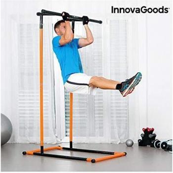 InnovaGoods Unisex_Adult IG811464 Pull Up and Fitness Station, Black, one Size