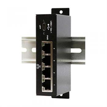 Adaptador de Red USB 3.0/3.1, Gigabit Ethernet, 4x RJ45 - Exsys EX-1330M