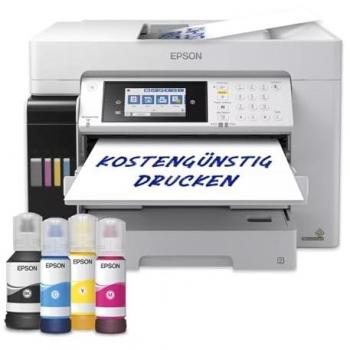 Impresora Multifuncional Epson EcoTank Pro ET-16685 A3, Inyección de Tinta, 4800 x 1200 DPI, 25 ppm, Wi-Fi, Dúplex