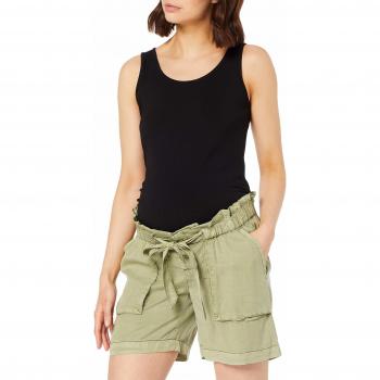 MAMALICIOUS Mlbethune Woven Shorts A, Pantalon Corto Premama para Mujer, Verde Oil Green, 40
