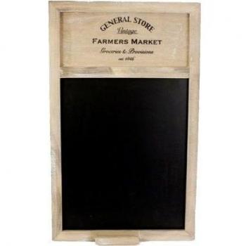 General Store Blackboard ~ 50cm x 34cm Shabby Chic Style Memo Board by Carousel Home