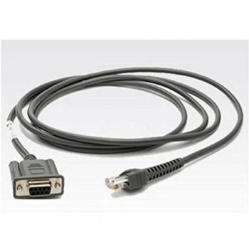 Zebra RS232 Cable 2.1m RS232 Gris - Cable de serie