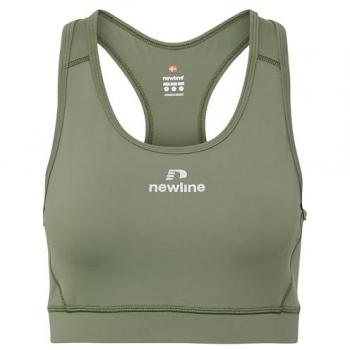 Newline Sport Beat Women's Running Top XS in Deep Lichen Green