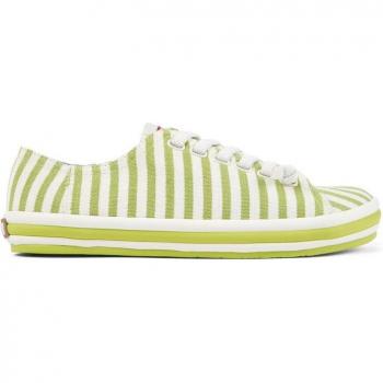 Camper 21897-083 Peu Rambla Vulcanizado zapatillas color verde en tejido de mujer