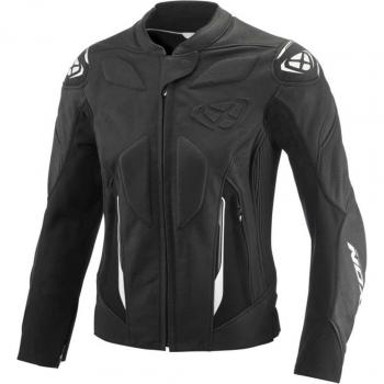 Ixon Chaqueta de Moto Wonder-SP JKT L Negro-Blanco para mujer