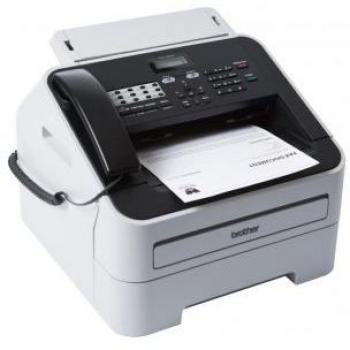 Brother FAX-2845 - Fax láser Monocromo de Alta Velocidad con Auricular telefónico y función de Copia