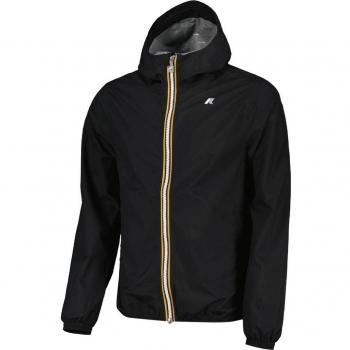 K-Way Men's Stretch Dot Lightweight Jacket - Black, Size M