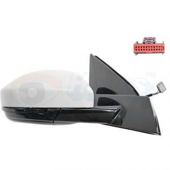 Espejo retrovisor VAN WEZEL 0259808 con ajuste eléctrico, cristal convexo, calefacción integrada y diseño específico para vehículos de la marca