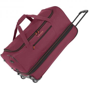 Travelite Basics 70cm Expandable Wheeled Duffle Bag Dark Red