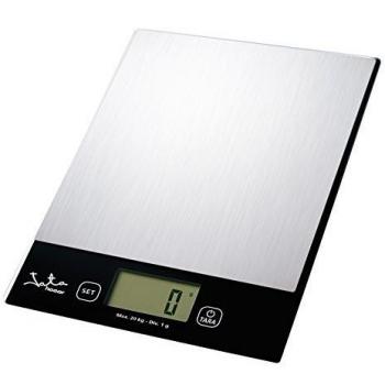 Jata Hogar Mod. 780 Balanza Electrónica, Gris Metalizado y Negro