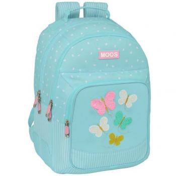 Mochila Doble Adaptable Carro Reciclado Moos Butterflies